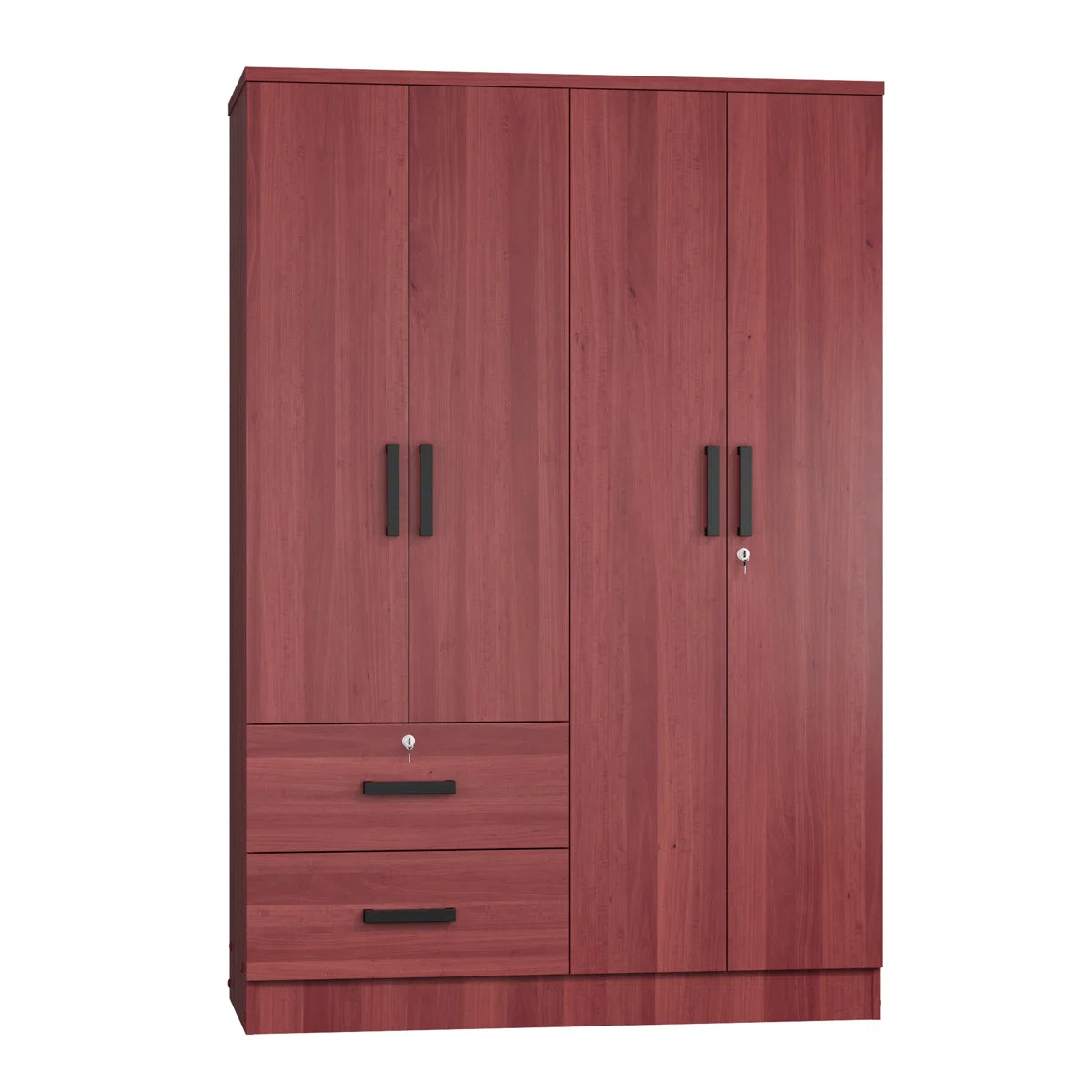 Apollonios Solum 47"Wide Armoire Wardrobe Closet For Hanging With 2 Drawers & Shelves